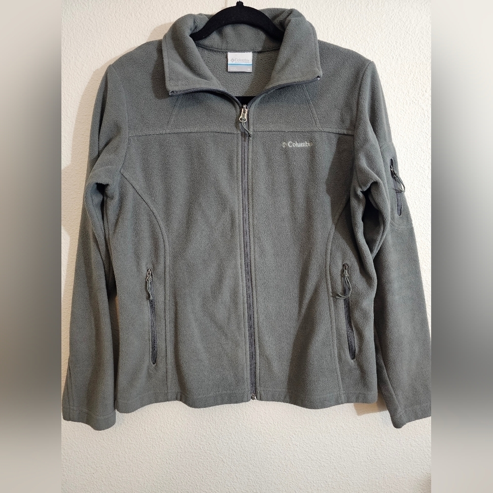 Columbia Gray Fleece Jacket